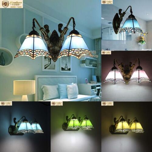 European American style bathroom bathroom mirror lightwall lamp wall lights double aisle Garden Mediterranean DF36