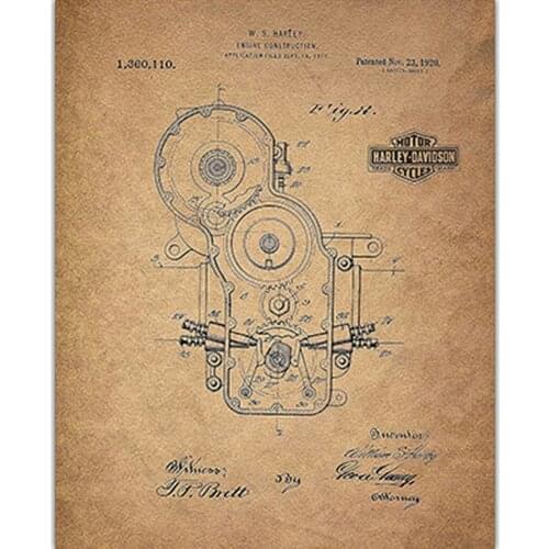 JINGZUO Retro Wall Paintings