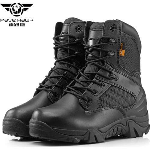 Brand New Men Military Boots Quality Special Force Tactical Desert Combat Ankle Botas Army Work Shoes Leather Women Snow Boots