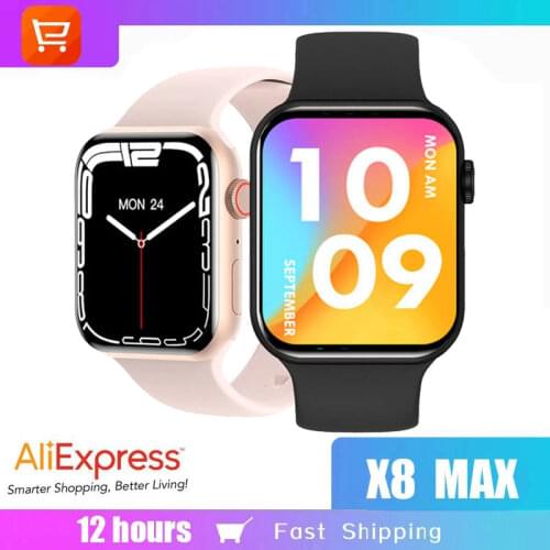 IWO Smart Watch X8 Max 1.75" Infitnite Screen Bluethooth Call Heart Rate Fitness Tracker Waterproof Sport SmartWatch Men Women