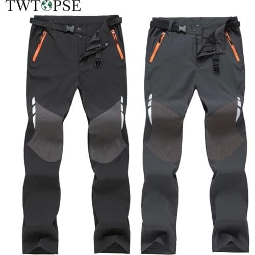 TWTOPSE Men Cycling pants Sport Breathable Summer Pants Quick Dry MTB Road Bicycle Bike Pants Reflective Hiking Fitness Trousers