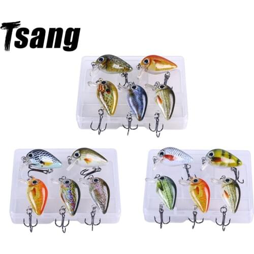 5pcs Boat Equipment Fishing Lure Carp Artificial Bait Hard Floating Wobbler For Fish Bass Fishing Tackle Fake Fishing Lure Set