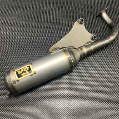 BWS100 Exhaust Pipe 100-125cc 4VP 100cc 125cc Muffler Racing Tuning Upgrade 4VP Engine Parts