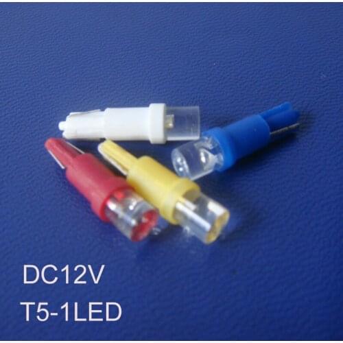 High quality,12V T5 led,T5 light,w3w wedge,T5 auto light,Car T5 light DC12v,T5 car Light,T5 bulb,T5 lamp,free shipping 500pc/lot