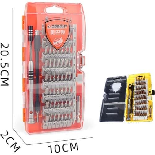 Hige quality 58 in 1 Screwdriver Set Mini Precision Screwdriver Multi Computer PC Mobile Phone device repair insulated hand Home