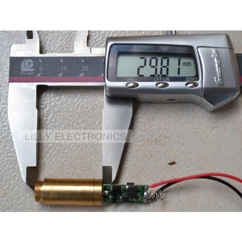 3.7-4.2V 532nm Green Laser 50mW Dot Diode Module