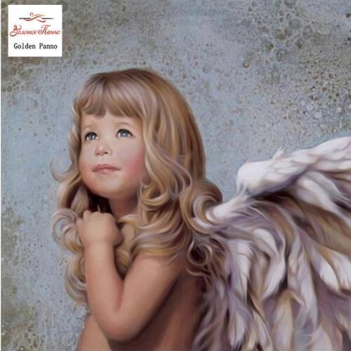 GOLDEN PANNO Diamond Painting Full Square 5D Diy Daimond Embroidery Diamant Mosaic Sale Displasy Broderie Diamant Cherub 02