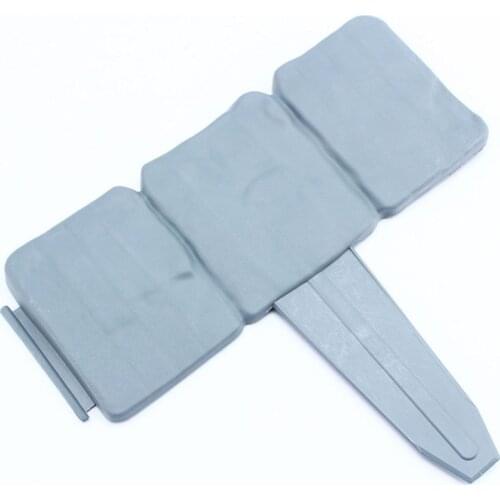 1Pc Garden Fence Border Folding Landscape Gray Orange Flower Fence-Path Garden Edging Lawn Imitation Stone Fence Grounding Fence