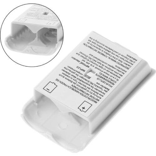 1PC AA Battery Back Cover Case Shell Pack White for xbox 360 Wireless Controller Retailsale Wholesales Dropshipping