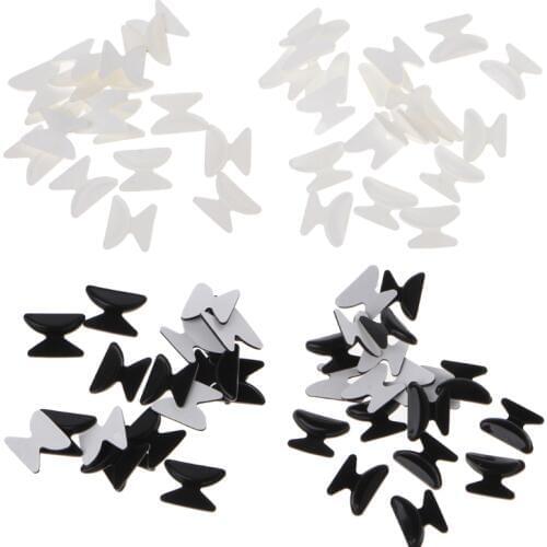 10 Pairs Eyeglasses Sunglasses Adhesive Silicone Non-slip Stick on Nose Pads increased plate