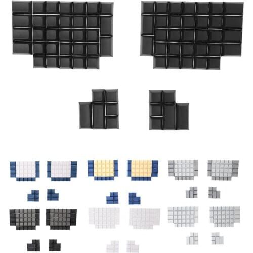 100% Brand New and High quality Pbt Keycaps DSA Blank Keycaps for Ergodox Mechanical Gaming Keyboard DSA Profile