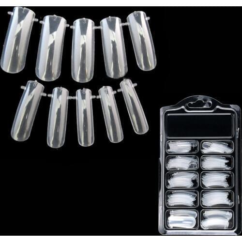 New 100 Pcs Dual Nail Art System Form Acrylic False Tips Tools Set