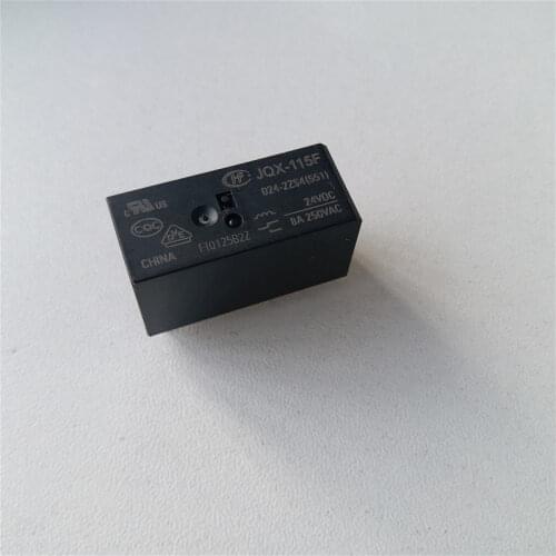 5pcs Relay HF115F-005-2ZS4 JQX-115F-012-2ZS4 JQX-115F-024-2ZS4 JQX-115F-048-2ZS4 250V 8A relay 8 pin 5V/12V/24V/48VDC relay