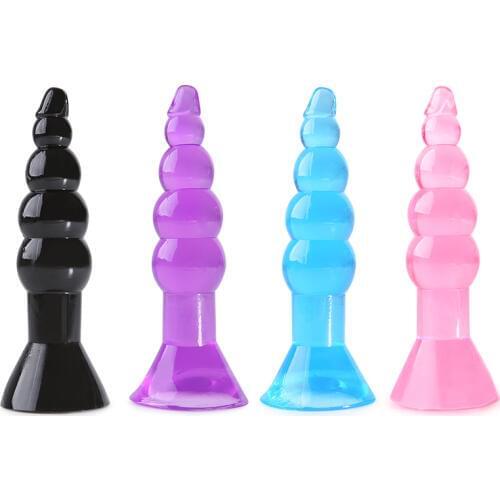 Unisex Anal Butt Plug Soft Silicone Anus Stimulation Men Masturbator Enhance Eretion G-spot Vagina Massage For Woman Sex Toys