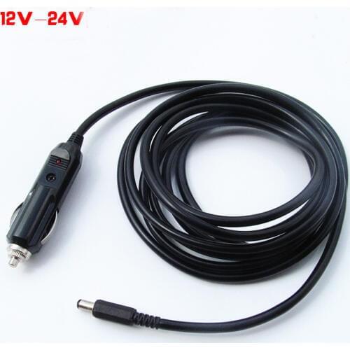 Car equipment power cord male 10A car wash air pump audio plug