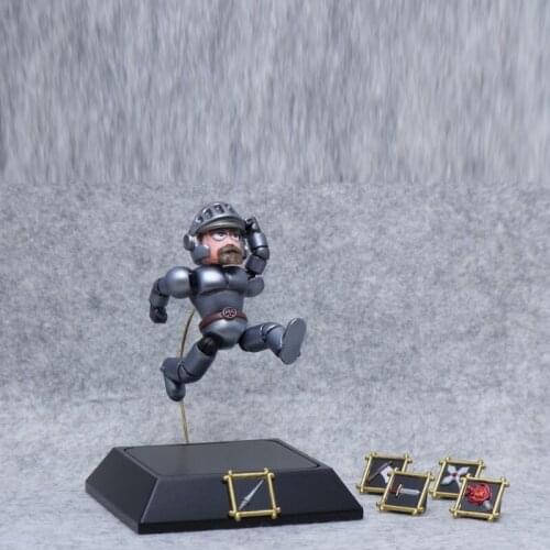 Q Version Dai Makai-Mura Arthur Armor Weapon Unpainted Resin Figure Unassambled GK White Model Kit W_1623