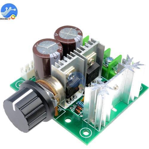 DC12V-40V 10A 400W PWM DC Motor Speed Controller Power Regulator Governer Adjuster Switch for RC Speed Fans