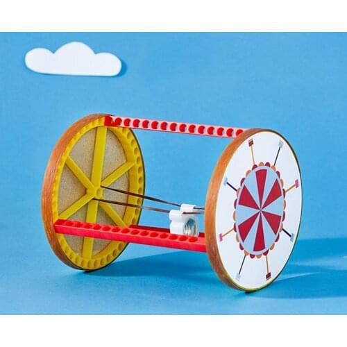 Good Quality Durable Assembling Puzzle Interactive Round Edges Easy to Assemble Plastic 3D Educational Model Car for Kids
