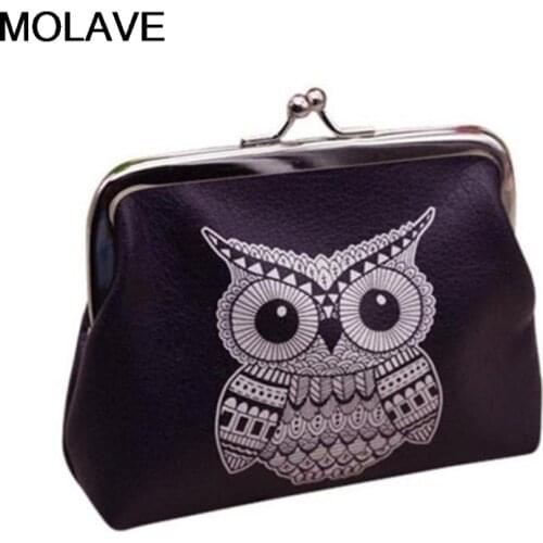 Molave Wallet Coin Purse Womens Lovely Owl Wallet Card Holder Coin Purse Clutch Handbag Clutch Bags carteira portefeuille femme