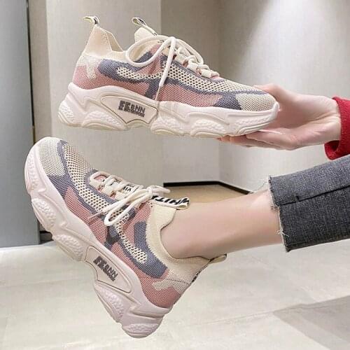 Moipheng Sneakers Running Shoes for Women Casual Shoes Women 2021 New Female Breathable Chunky Antislip Light Zapatos De Mujer