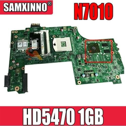 Akemy For DELL N7010 Laptop Motherboard CN-0V20WM 0V20WM V20WM DAUM9BMB6D0 HM57 HD 5470 1GB 100% Tested
