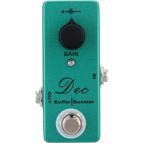 Mosky DEC BUFFER AND BOOSTER Guitar Effect Pedal Mini Effect Pedal Clean Boost Full Metal Shell Guitar Parts & Accessories