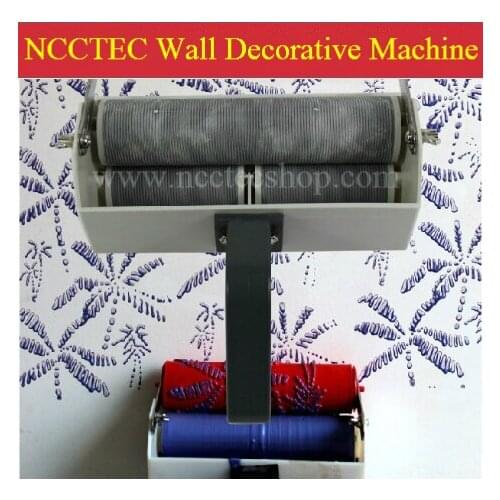 7'' two double color wall paint decorative machine | Artistic roller | single or double color | without the decorative roller