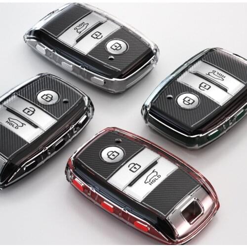 TPU NEW Car Key Case Cover For KIA suitable Protect Shell Ceed Rio Rio5 Sportage R K3 KX3 K4 K5 Ceed Sorento Cerato Optima 15 17