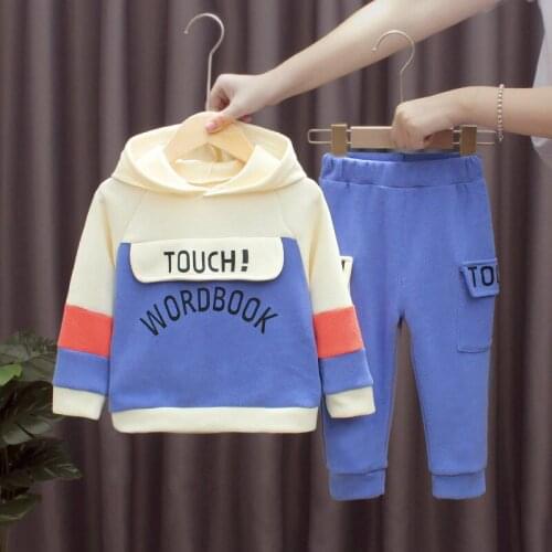 New Spring Autumn Children Casual Clothing Baby Boys Fashion Hoodies coat Pants Sport Suits 2Pcs/Set Kids Girls Tracksuit sets