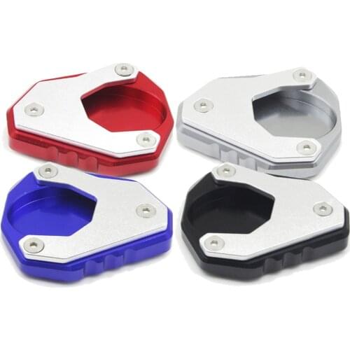 Fit For Kawasaki Ninja400 2018 Motorcycle Foot Side Stand Enlarger Base Plate Kickstand Pad Accessories