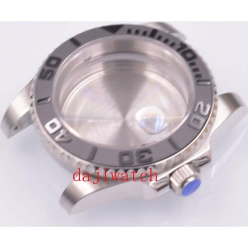 NH35 NH35A Stainless Steel High Quality 40mm Watch Case Sapphire Crystal Seeing-Through / Solid Backcover