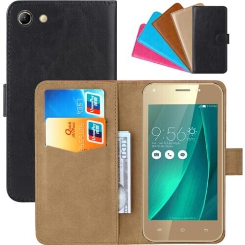 Luxury Wallet Case For Ginzzu S4020 PU Leather Retro Flip Cover Magnetic Fashion Cases Strap