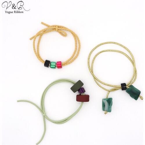 Vogue Ribbon DIY Handmade Jewelry Making Beaded Charms Pendants for Hair Band Set Components Decoration Fashion Accessories Gift