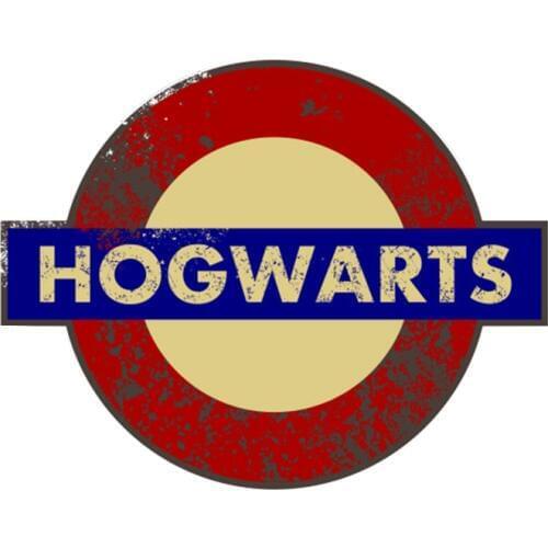 Metro station sign badge retro Potterhead collection