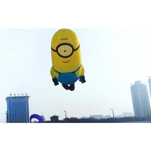 10m rainbow large yellow winder high quality outdoor toys adults kites animation Pendant ripstop nylon soft kites Hanging kite