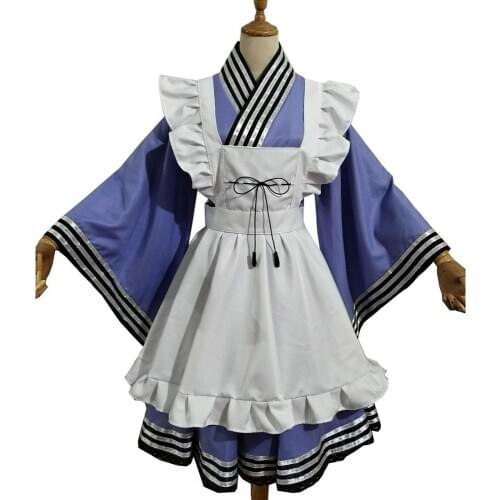 2020 Yu Gi Oh Duel Monsters Laundry Dragonmaid Cosplay Costume Server Maid Dress