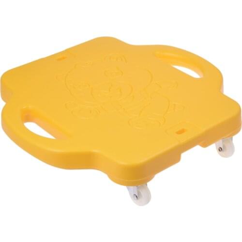 4 Colors Kids Scooter Board with Handle Plastic Balance Scooters Childrens Sense Training Early Education Training Equipment