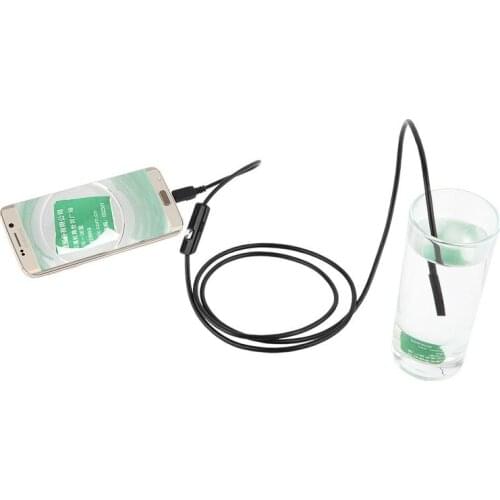 5.5mm HD Android Android Mobile Phone Computer USB Endoscope Pipe Auto Repair Endoscope Soft Cable 2 Meters