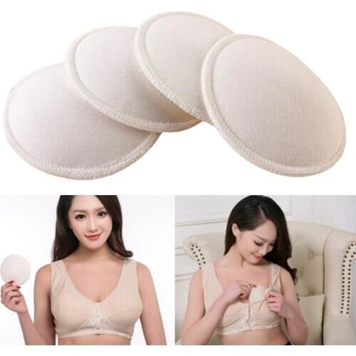 8PCS Breast Pads Maternity Nursing Bra Breast Pads Baby Breast Feeding Reusable Washable Bra Inserts Supplies Mummy Necessary