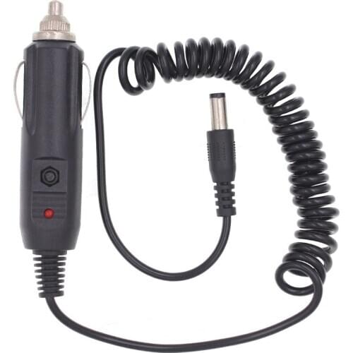 12V battery Cable Line Baofeng Uv-5r Car Charger For UV-82 UV-5RE uv-9r UV-XR Uvb2 Plus TG-UV2 charger Walkie Talkie Accessories