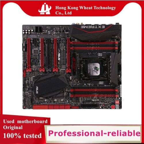 For ASUS RAMPAGE V EXTREME/U3.1 Motherboard Socket LGA 2011 V3 DDR4 SATA III For Intel X99 Original Desktop Used Mainboard