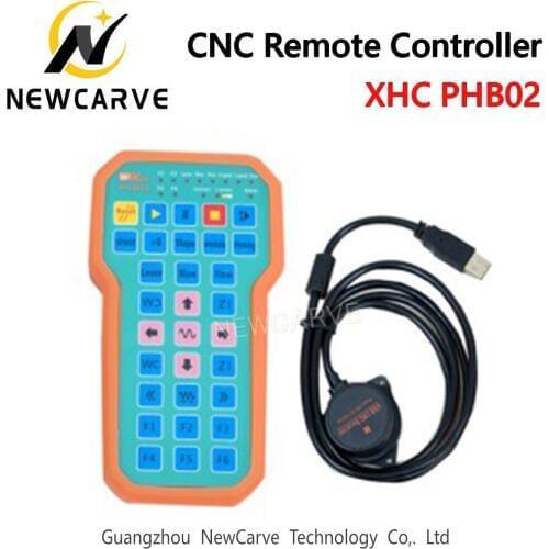 XHC Remote Controller PHB02 For CNC System Factory, USB Wireless Handhold Pendant For Laser Cutting/Engraving Machine NEWCARVE