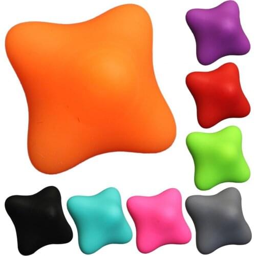 Hexagon Hand Exercise Ball High Elasticity Silicone Yoga Fascia Acupoint Health Muscle Relaxation Ball for Home Use