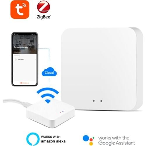 Tuya Zigbee Bridge Smart Home Zigbee Gateway Hub Remote Control Doctrine Used With ZigBee Series Tuya Solution Products