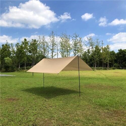 3x3m Ultralight Sunshade Waterproof Tarp Tent Shade Outdoor Camping Hammock Rain Fly Beach Sun Shelter