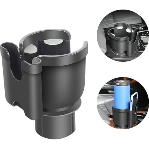 Universal Car Cup Holders Drink Holder Expander Adapter Car Seat Adjustable 2 in 1 Multifunctional Mount Extender Car Cup Holder