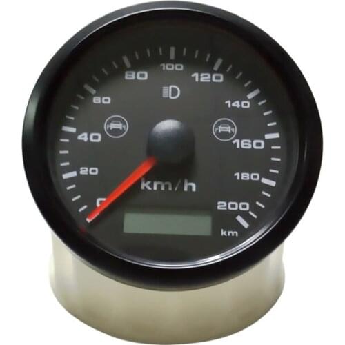 85mm GPS Universal Speedometer with Blind Spot Detection for Motorcycle