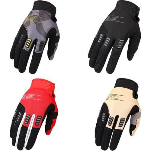 Cycling Gloves Touch Screen Riding MTB Full Finger Gloves for Bikers Bicycle Glove Windproof Motorcycle Gloves for Men
