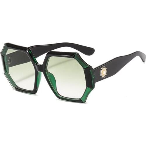 Flower Shape Oversized Sunglasses Women 2021 New Personality Colorful Gradient Sun Glasses Fashion Accessories ss545