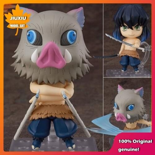100% Original: Demon Slayer Hashibira Inosuke Q version figma Action Figure Anime Figure Model Toys Figure Collection Doll Gift